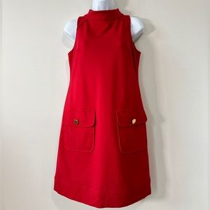 Cynthia Steffe Mod Style Flattering Sleeveless Shift Dress Size 2